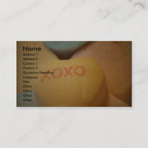 TARJETA DE VISITA XOXO