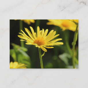 Tarjeta De Visita Yellow Daisy