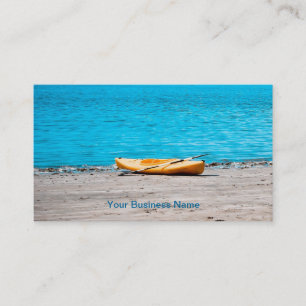 Tarjeta De Visita Yellow Kayak