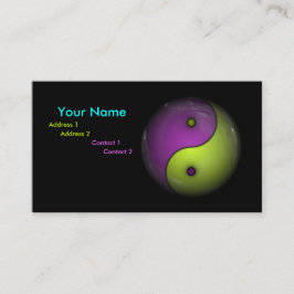 Tarjeta De Visita Yin Yang