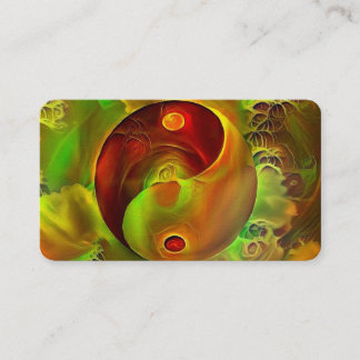 Tarjeta De Visita Yin - Yang. Balanza