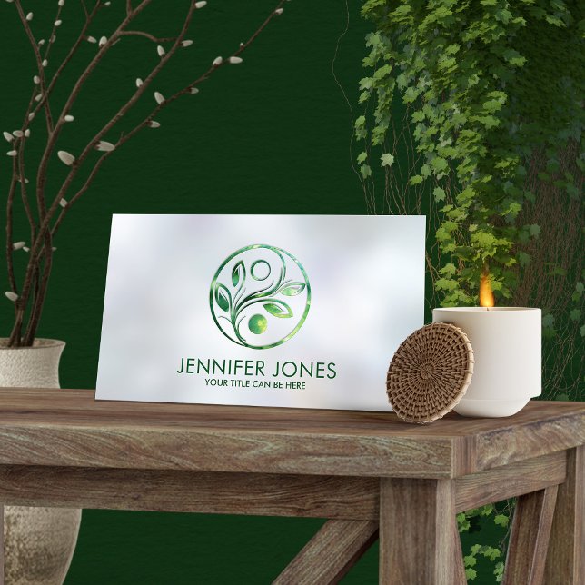 Tarjeta De Visita Yin Yang - El equilibrio de la naturaleza - mármol (Subido por el creador)