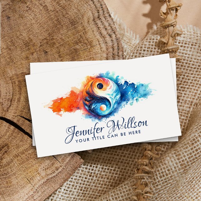 Tarjeta De Visita Yin Yang - Equilibrio celeste (Subido por el creador)