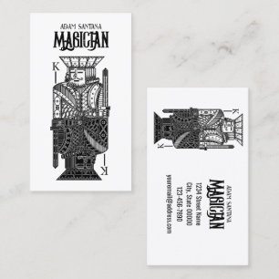 Tarjeta De Visita Ying Yang King Magician