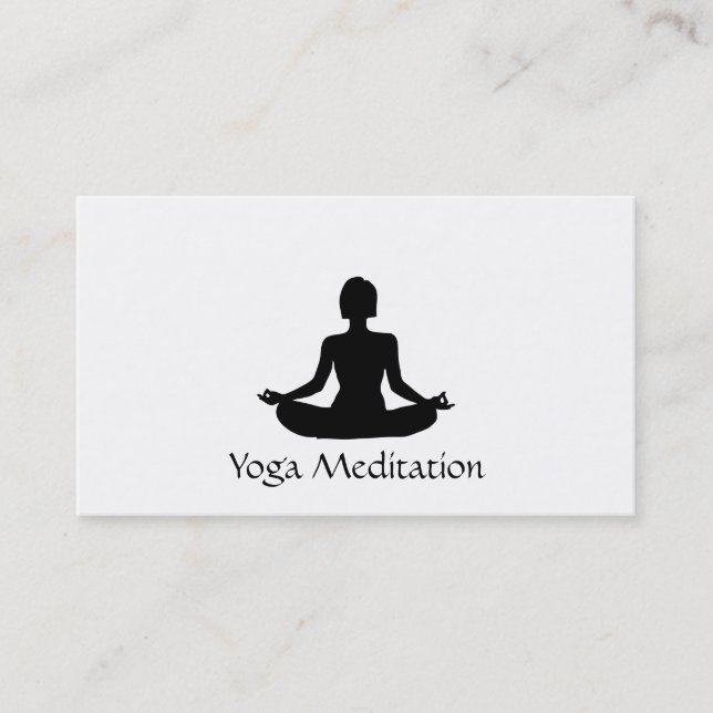 Tarjeta De Visita Yoga (Anverso)