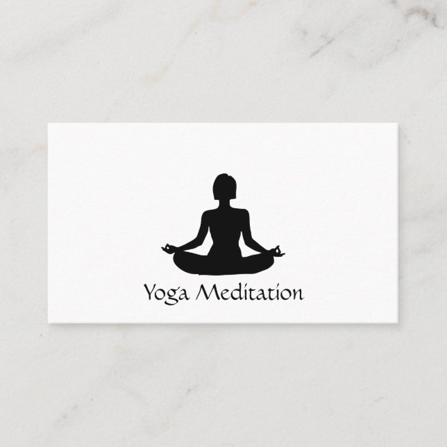 Tarjeta De Visita Yoga (Anverso)
