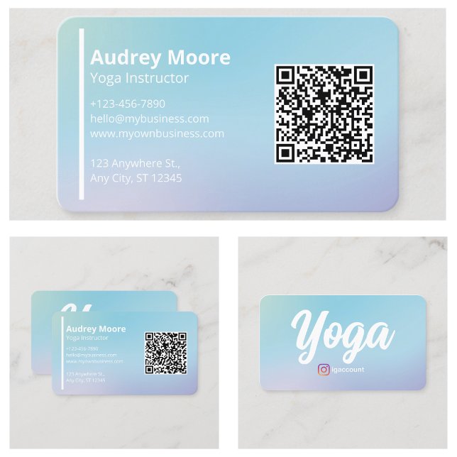 Tarjeta De Visita Yoga (Yoga Business Card
)