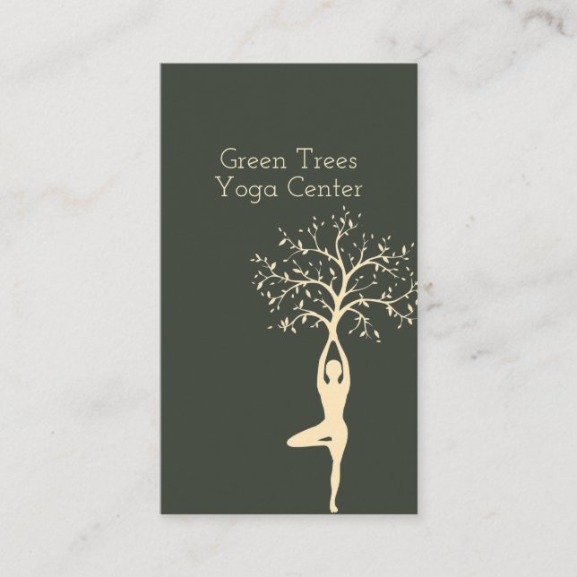 Tarjeta De Visita Yoga (Anverso)