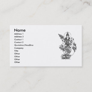 Tarjeta De Visita yoga300-25g2, nombre, dirección 1, dirección 2,