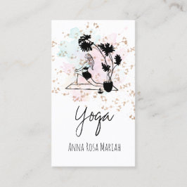 Tarjeta De Visita *~* Yoga AP33 Planta de Chakra espiritual arcoiris