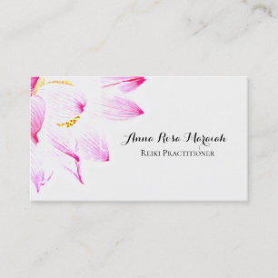 Tarjeta De Visita *~* Yoga Lotus Reiki Energy Healer Light llena