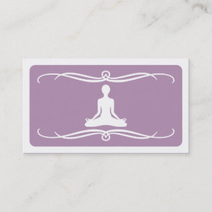Tarjeta De Visita yoga mod (personalizable de color)