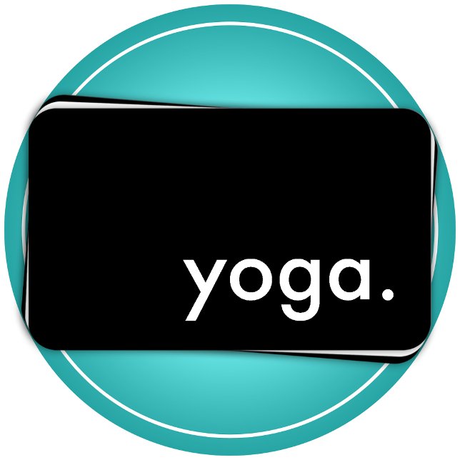 Tarjeta De Visita yoga. (personalizable de color) (Subido por el creador)