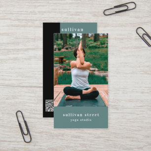 Tarjeta De Visita Yoga Pose Photo Yoga Studio