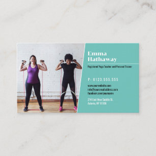 Tarjeta De Visita Yoga   Profesora profesional