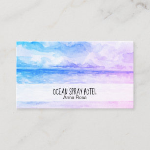 Tarjeta De Visita *~* Yoga Sea Sunset Mindness