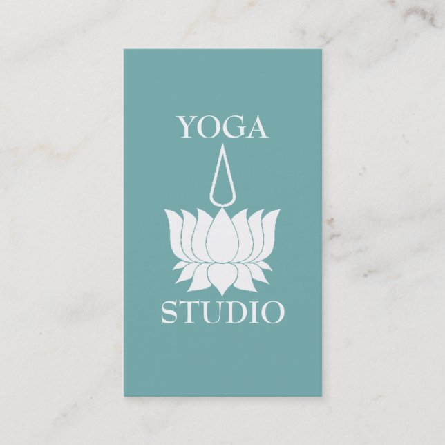Tarjeta De Visita Yoga Studio (Anverso)
