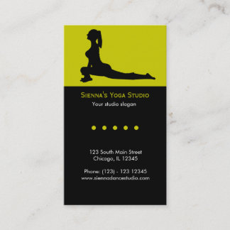 Tarjeta De Visita Yoga Studio