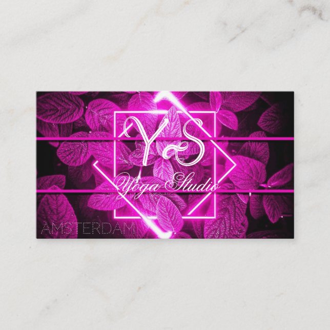 Tarjeta De Visita Yoga Studio (Anverso)