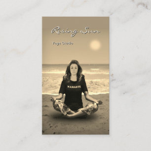 Tarjeta De Visita Yoga Studio