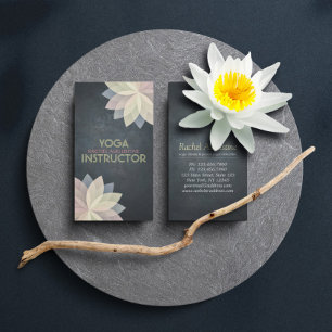 Tarjeta De Visita YOGA Studio Instructor de Meditación colorido Mand