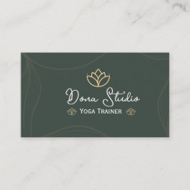 Tarjeta De Visita Yoga Trainer Business Card