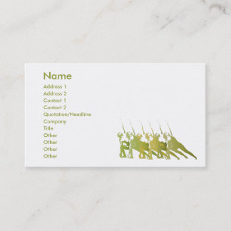 Tarjeta De Visita Yoga verde - negocio
