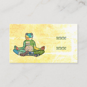 Tarjeta De Visita yogafrosch