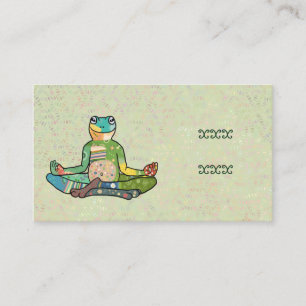 Tarjeta De Visita yogafrosch