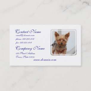 Tarjeta De Visita Yorkie lindo