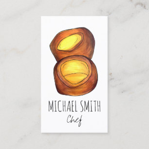 Tarjeta De Visita Yorkshire Pudding North England Reino Unido