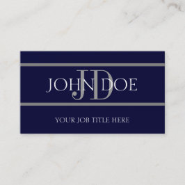 Tarjeta De Visita YourJobTitle raya a la marina de guerra