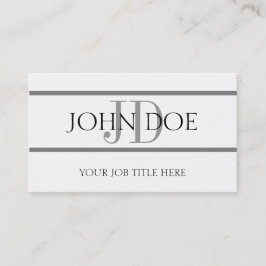 Tarjeta De Visita YourJobTitle raya W/W