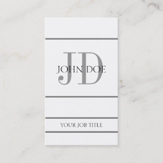 Tarjeta De Visita YourJobTitle W/W vertical
