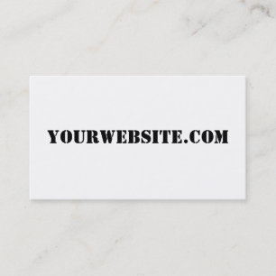Tarjeta De Visita YourWebSite.com