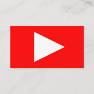 Tarjeta De Visita Youtube Youtuber Vloger Bloguero De Medios Sociale