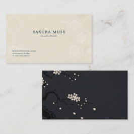 Tarjeta De Visita Yozakura Business Card – Night Sakura Premium 