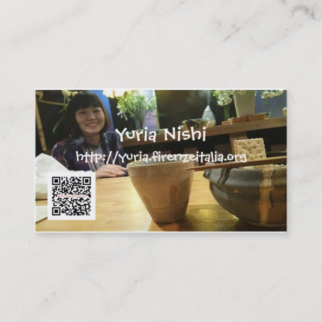Tarjeta De Visita yuria (Anverso)
