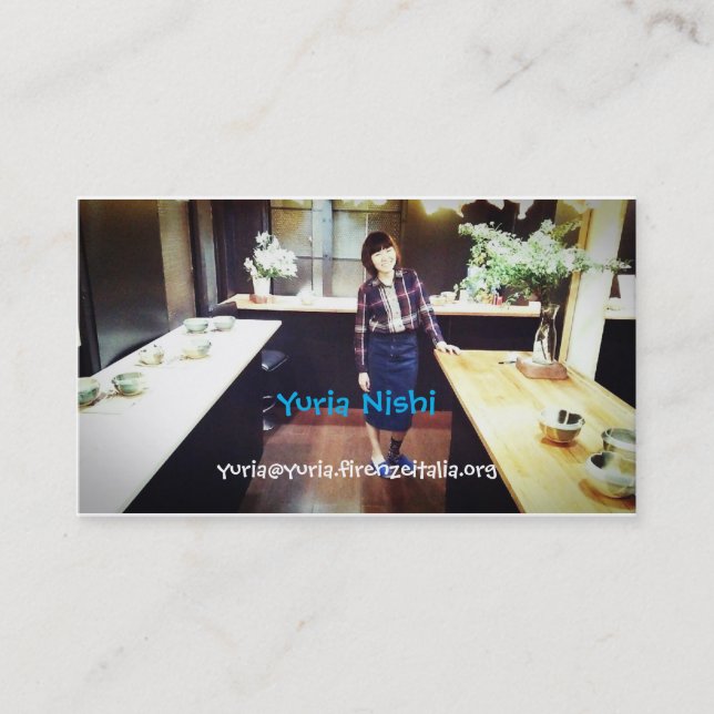 Tarjeta De Visita yuria (Anverso)