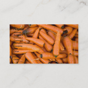 Tarjeta De Visita Zanahorias
