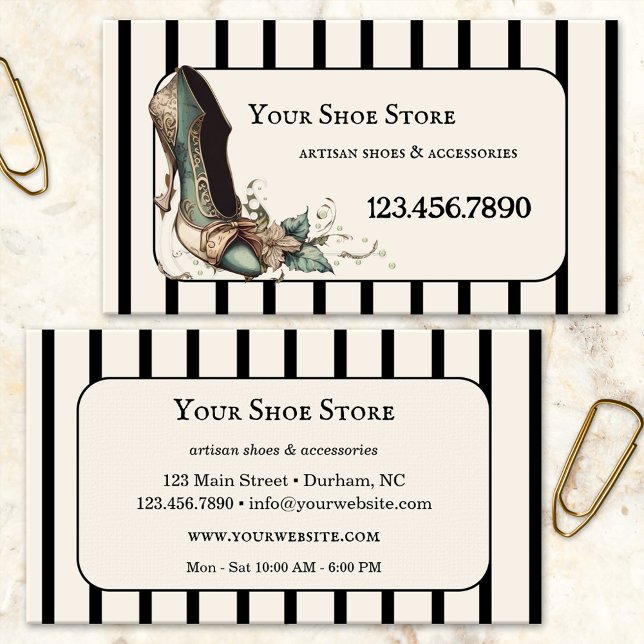 Tarjeta De Visita Zapatos de Artesano Moda (Subido por el creador)