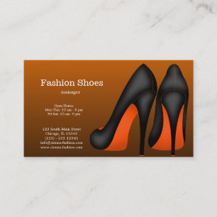 Tarjeta De Visita Zapatos de moda