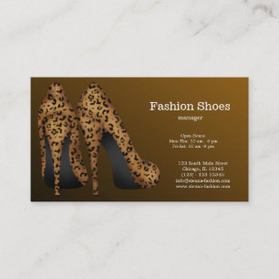 Tarjeta De Visita Zapatos de moda