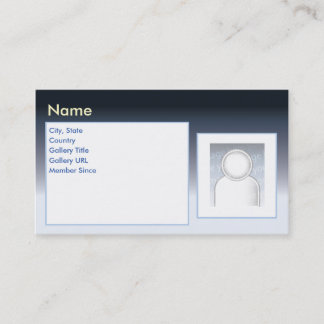 Tarjeta De Visita Zazzle oscuro - negocio