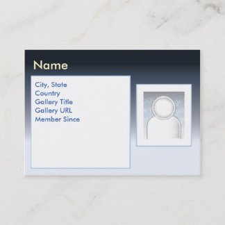 Tarjeta De Visita Zazzle oscuro - rechoncho