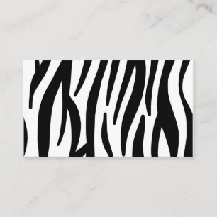 Tarjeta De Visita Zebra