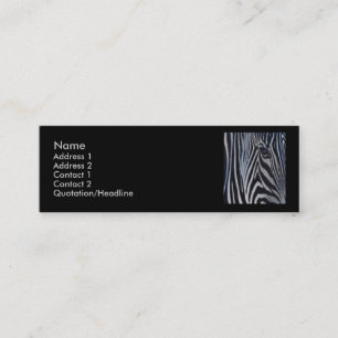 Tarjeta de visita Zebra