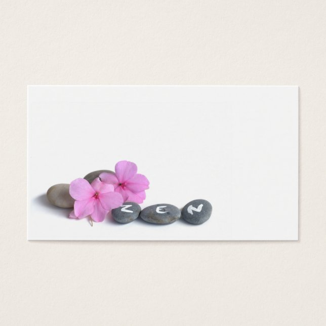 tarjeta de visita zen (Frente)