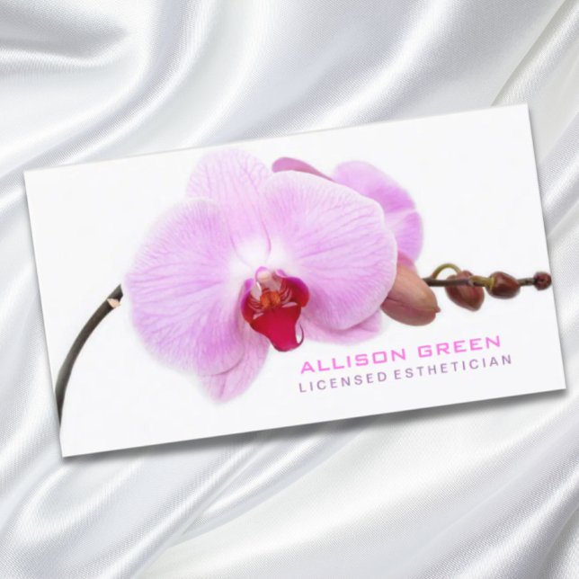 Tarjeta De Visita Zen Aromaterapía SPA Salón de belleza Esteticista (Zen Aromatherapy SPA Salon E S T H E T I C I A N Business Card)
