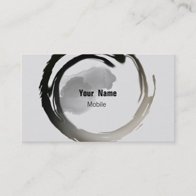 Tarjeta De Visita Zen Sketch (Anverso)